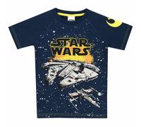 Star Wars T-Shirt Kids Boys Toddler Teens 3-14 Years Short Sleeve T-Shirt Blue