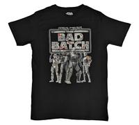 Star Wars T Shirt The Bad Batch Official Mens Black M