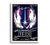 Star Wars Tales Of The Jedi Cast Signed Autograph A4 Poster Photo Print TV Show Series Framed Memorabilia Gift (A4 POSTER ONLY)