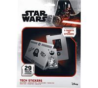 Star Wars Tech Stickers, Set of 29 Stickers for Laptops, Mobile Phones and Tablets - Official Merchandise