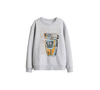 Star Wars The Acolyte Blueprint Pip Droid Kids Sweat, Athletic Heather in Light Grey | Size: 5-6 Years Star Wars Light Grey 5-6 Years