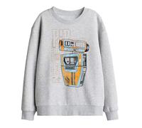 Star Wars The Acolyte Blueprint Pip Droid Kids Sweatshirt, Athletic Heather, 7-8