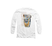 Star Wars The Acolyte Blueprint Pip Droid Long Sleeve T-Shirt, White White