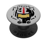 Star Wars: The Bad Batch Grey Tech Helmet PopSockets Adhesive PopGrip