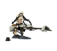 Star Wars The Black Series Speeder Bike Scout Trooper and The Child Toys 6-Inch-Scale The Mandalorian Collectible Figure and Vehicle Set