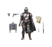 STAR WARS The Black Series The Mandalorian & Grogu, The Mandalorian & Grogu Deluxe Collectible 6 Inch Action Figure Gift
