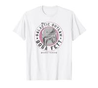 Star Wars The Book Of Boba Fett Helmet Galactic Outlaw Logo T-Shirt