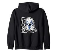 Star Wars The Clone Wars Captain Rex Clone University Zip Hoodie