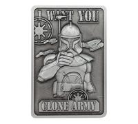 Star Wars: The Clone Wars Captain Rex Limited Edition Embossed Metal Ingot