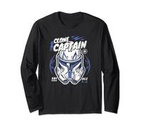 Star Wars The Clone Wars Clone Captain Rex Helmet Long Sleeve T-Shirt