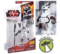 Star Wars The Clone Wars Clone Trooper with Space Gear CW02 Action Figure 87941