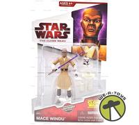 Star Wars The Clone Wars CW06 Mace Windu Action Figure 2009 Hasbro #87961