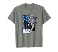 Star Wars The Clone Wars Rex Trooper T-Shirt, Men, Olive Heather, Small