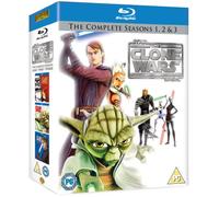 Star Wars: The Clone Wars - The Complete Seasons 1, 2 & 3 [Blu-ray] [Region Free]