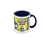 Star Wars: The Clone Wars Threepio Artoo Ceramic Mug Dark Blue/yellow (One Size)