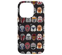 Star Wars The Clone Wars Trooper Helmet Pattern Case for iPhone 14 Pro