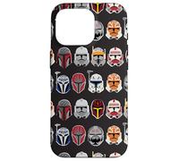 Star Wars The Clone Wars Trooper Helmet Pattern Case for iPhone 16 Pro