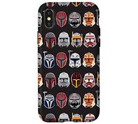 Star Wars The Clone Wars Trooper Helmet Pattern Case for iPhone X/XS