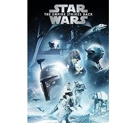 Star Wars The Empire Strikes Back (1980) V2 Movie Poster Framed or Unframed Glossy Poster (A4-210 × 297 mm Framed)