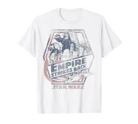Star Wars The Empire Strikes Back AT-AT Distressed Poster T-Shirt