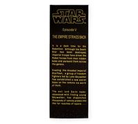 Star Wars: The Empire Strikes Back Title Crawl Printed Area Rug | 27 x 77 Inches, Black, One Size, (RBF-17015-C)