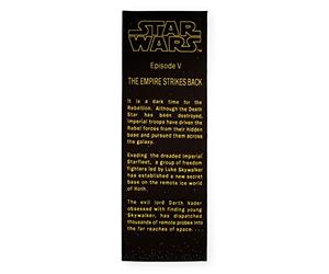 Star Wars: The Empire Strikes Back Title Crawl Printed Area Rug | 27 x 77 Inches, Black, One Size, (RBF-17015-C)