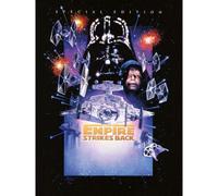 Star Wars The Empire Strikes Canvas Print Black/blue (60Cm X 80Cm)