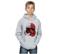 Star Wars Boys The Last Jedi Stormtrooper Red Cubist Helmet Hoodie 12-13 years Sport Grey