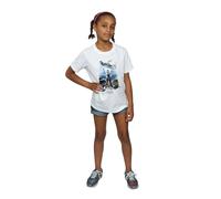 Star Wars: The Last Jedi Girl's Rey Millennium Falcon Cotton T-Shirt in White | Size: 12-13 Years Star Wars: The Last Jedi White 12-13 Years