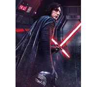 STAR WARS: The Last Jedi "Kylo Ren Rage Canvas Print, Multi-Colour, 60 x 80 cm