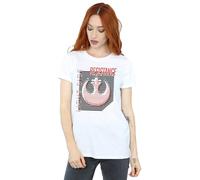 Star Wars The Last Jedi Light Side Cotton Boyfriend T-Shirt In White White