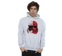 Star Wars: The Last Jedi Men's Stormtrooper Cubist Helmet Hoodie in Grey | Size: Large Star Wars: The Last Jedi Grey L