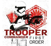 STAR WARS: The Last Jedi "Trooper Commander First Order Canvas Print, Multi-Colour, 40 x 40 cm