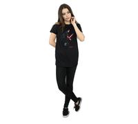 Star Wars: The Last Jedi Women's Kylo Ren Cotton Boyfriend T-Shirt in Black | Size: Small Star Wars: The Last Jedi Black S