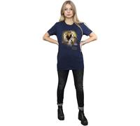 Star Wars: The Last Jedi Women's Porg Brushed Cotton Boyfriend T-Shirt in Navy | Size: Small Star Wars: The Last Jedi Navy S