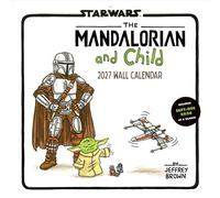 Star Wars The Mandalorian and Child 2027 Wall Calendar