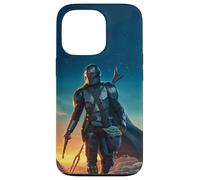 Star Wars The Mandalorian and Grogu Sunset Poster Case for iPhone 13 Pro