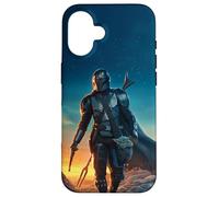 Star Wars The Mandalorian and Grogu Sunset Poster Case for iPhone 16