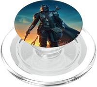 Star Wars The Mandalorian and Grogu Sunset Poster PopSockets PopGrip for MagSafe