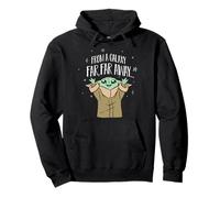 Star Wars: The Mandalorian Baby Yoda From A Galaxy Far Away Pullover Hoodie