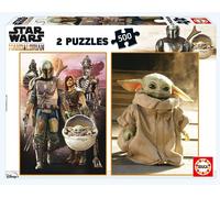 Star Wars The Mandalorian Baby Yoda/Grogu 500 piece jigsaw puzzle 2 in 1