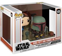 Funko Pop Moments Star Wars Boba Fett + Fennec Shand On Throne Vinyl Figure Set