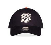 Star Wars The Mandalorian Boba Fett Symbol Logo Adjustable Baseball Cap Black BA BA616653STW