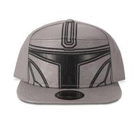 Star Wars The Mandalorian Bounty Hunter Helmet Novelty Cap, Grey/black (Nh837124Stw) Multi One Size