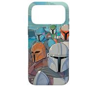 Star Wars The Mandalorian Bounty Hunters Illustration Case for iPhone 17 Pro Max