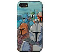 Star Wars The Mandalorian Bounty Hunters Illustration Case for iPhone SE (2020) / 7 / 8