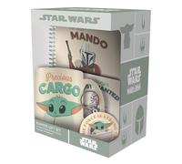 Pyramid Gift Set - Star Wars: The Mandalorian (Precious Cargo) Notebook, 11oz Mug, Coaster & Keyring