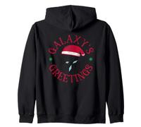 Star Wars The Mandalorian Christmas Galaxy's Greetings Zip Hoodie