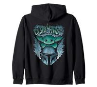 Star Wars The Mandalorian Clan of Two Metal Band Zip Hoodie