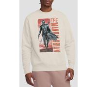 Star Wars The Mandalorian Cowboy Hunter Sweatshirt, Natural in Beige | Size: Small Star Wars Beige S